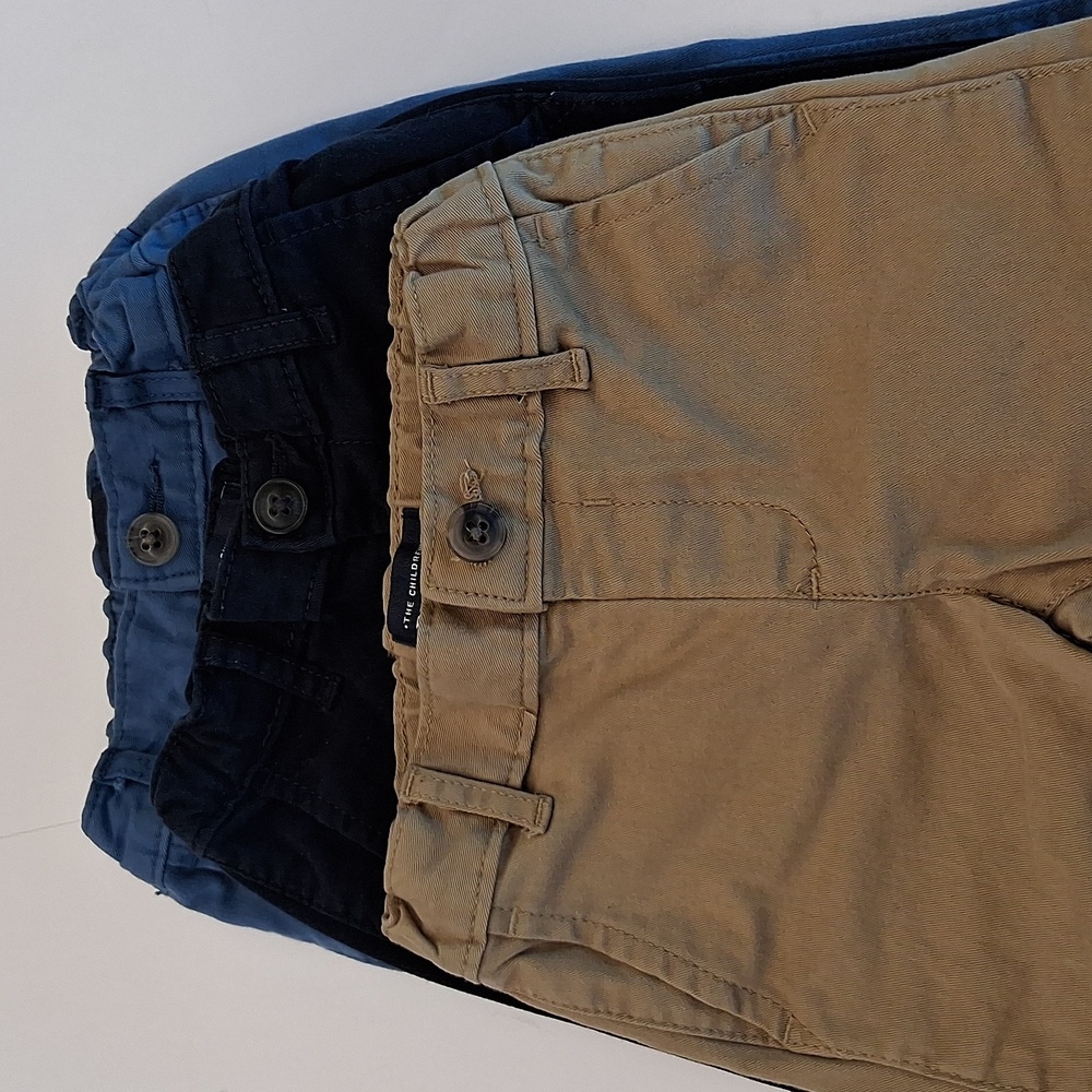 The Children's Place  Light Blue, Navy, And Khaki Casual Pants Bundle